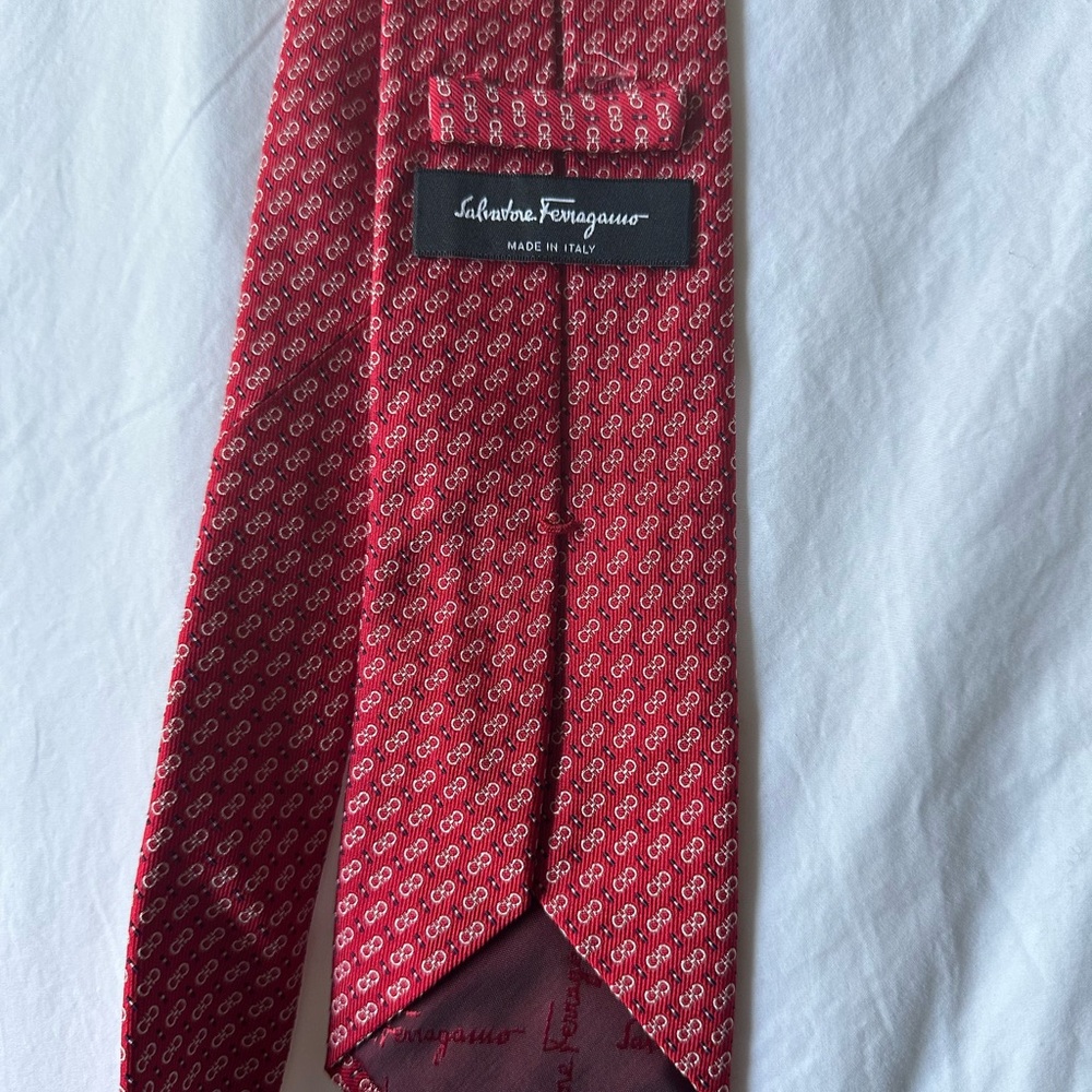 Salvatore Ferragamo Red Classic Tie